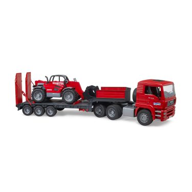 02774 Bruder Camion MAN TGA avec remorque et Manitou télescopique MT633