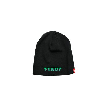 Tuque noire Fendt sans rebord